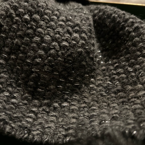 UGG TRI POM 100% CASHMERE CHARCOAL HEATHER HAT - Picture 11 of 11